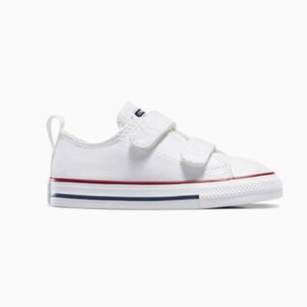 Converse Baby White Low Tops NWOB